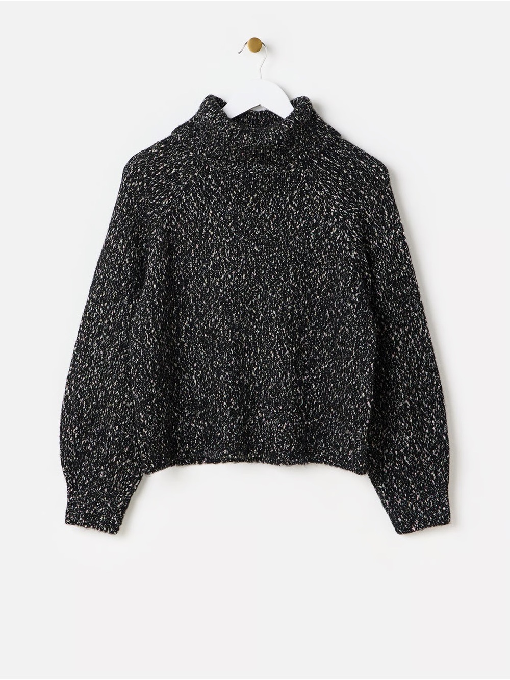 Black Iridescent London Oliver Bonas Turtleneck